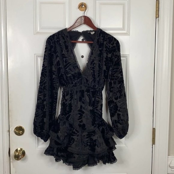 Hemant and Nandita X REVOLVE Noire Mini Dress XS - Picture 2 of 10